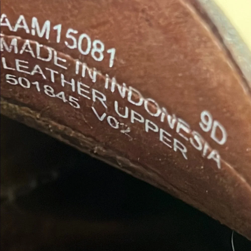 Polo by Ralph Lauren Rich Brown Leather Slip-Ons 9 - Picture 9 of 14